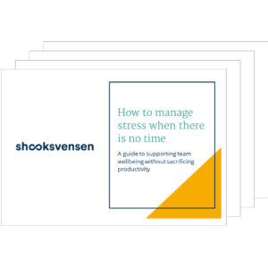 How to manage stress when there is no time